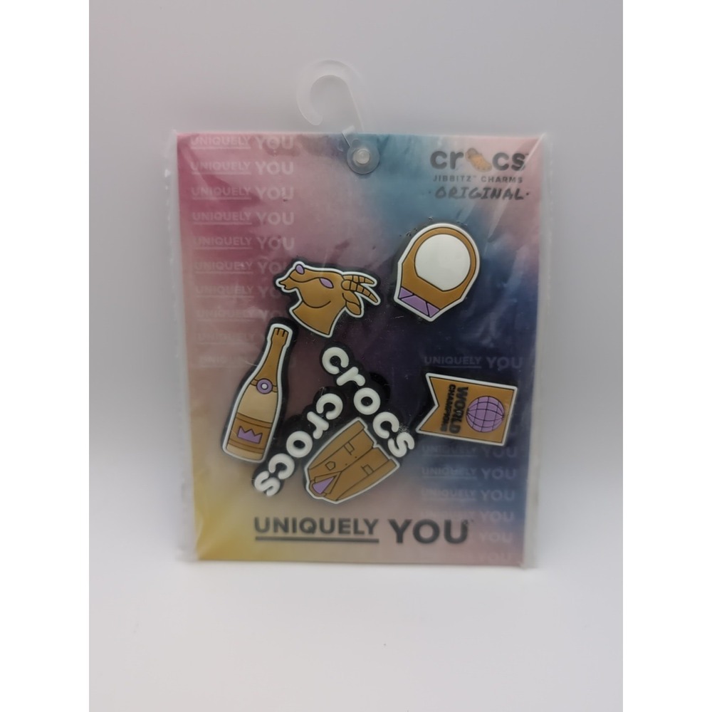 Crocs Jibbitz Uniquely You Charms‎ Original Winner  GOAT, World Champion